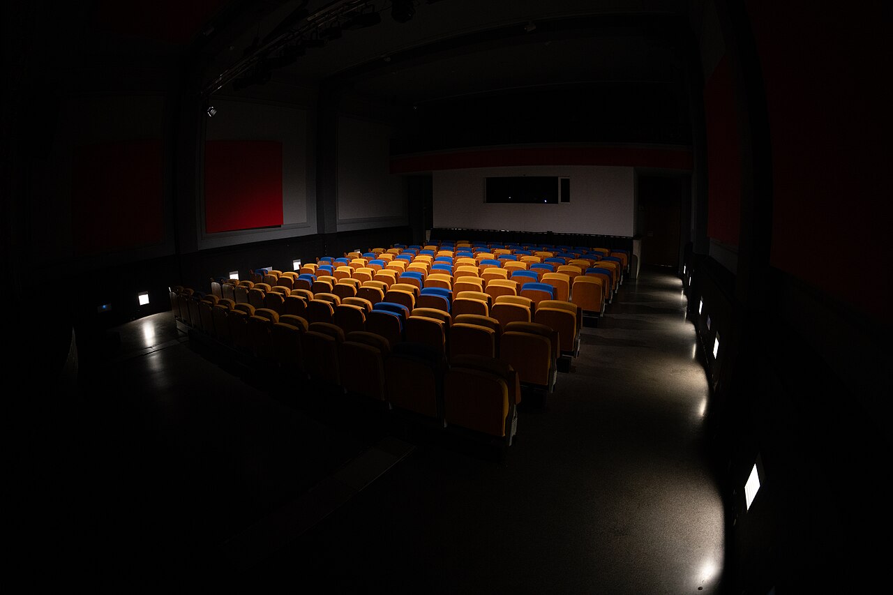 Empty theatre auditorium before a performance